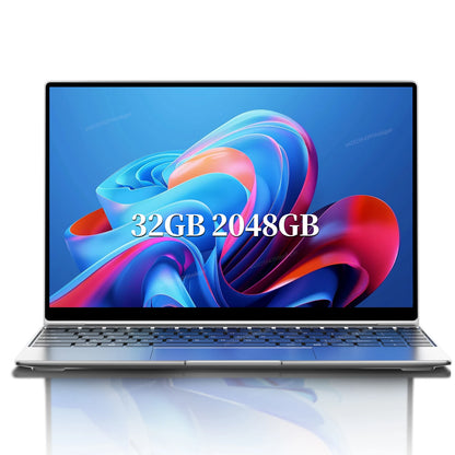 LENO 2026 NEW 14.1" Laptop Intel Core i9-9900 32GB 2TB Gaming Computer PC Windows11 Gamer office Ultra Slim Notebook 1920*1080 - Kimlud