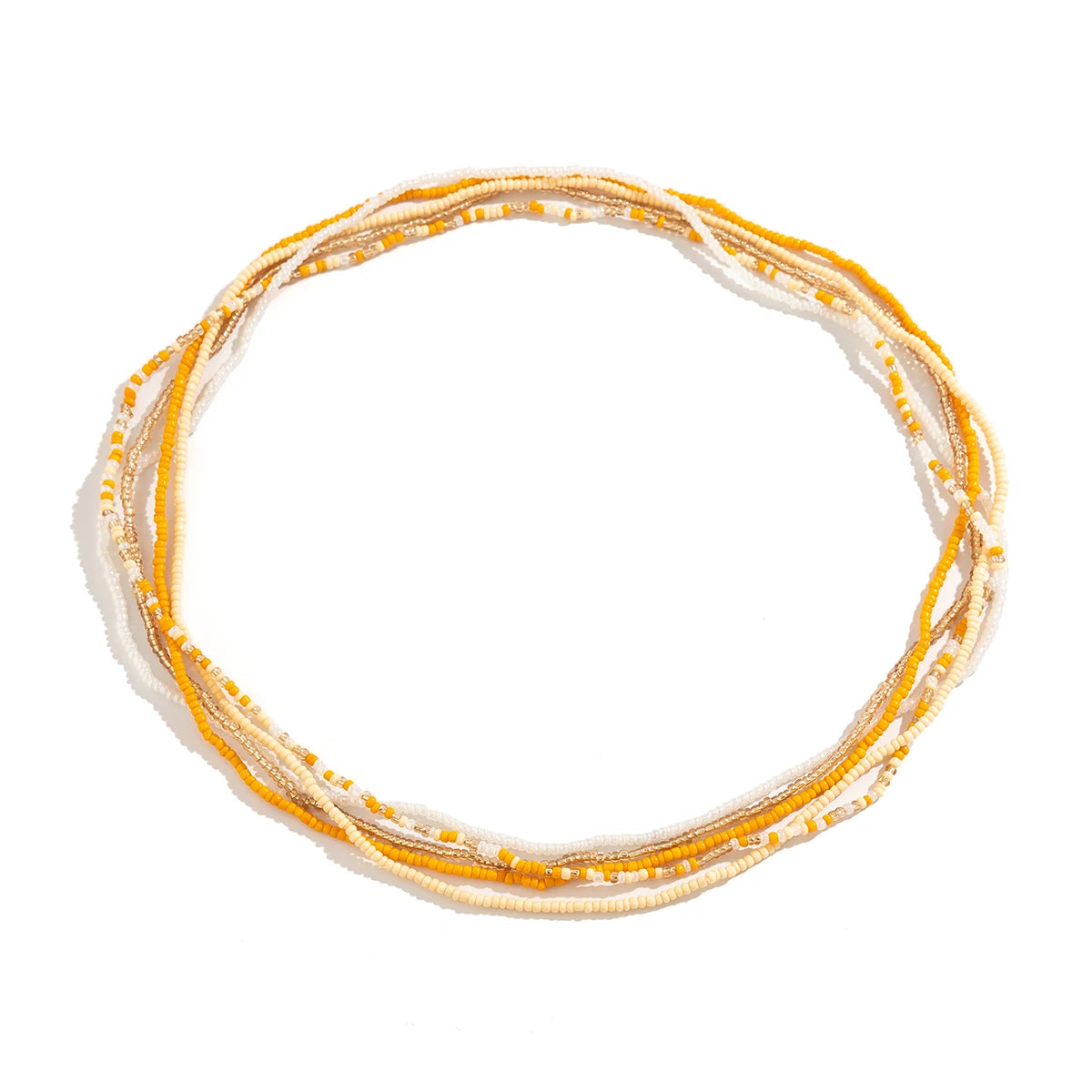 5Pcs/Set Bohemian Coloful Rice Bead Waist Chain for Women Sexy Bikini Multilayer Thin Belt Belly Chain Summer Beach Body...