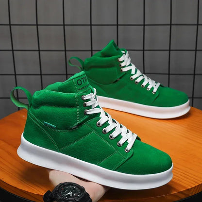 Sneakers men Flat Platform Shoes  Fashion Breathable Thick bottom Running Casual High Top Shoes Ladies