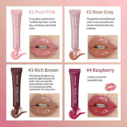 10ml Mirror Lip Glaze Moisturizes Jelly Lip Enrichment Oil Lasting Water Light Glass Lip Oil Remove Line Lip Protection Serum