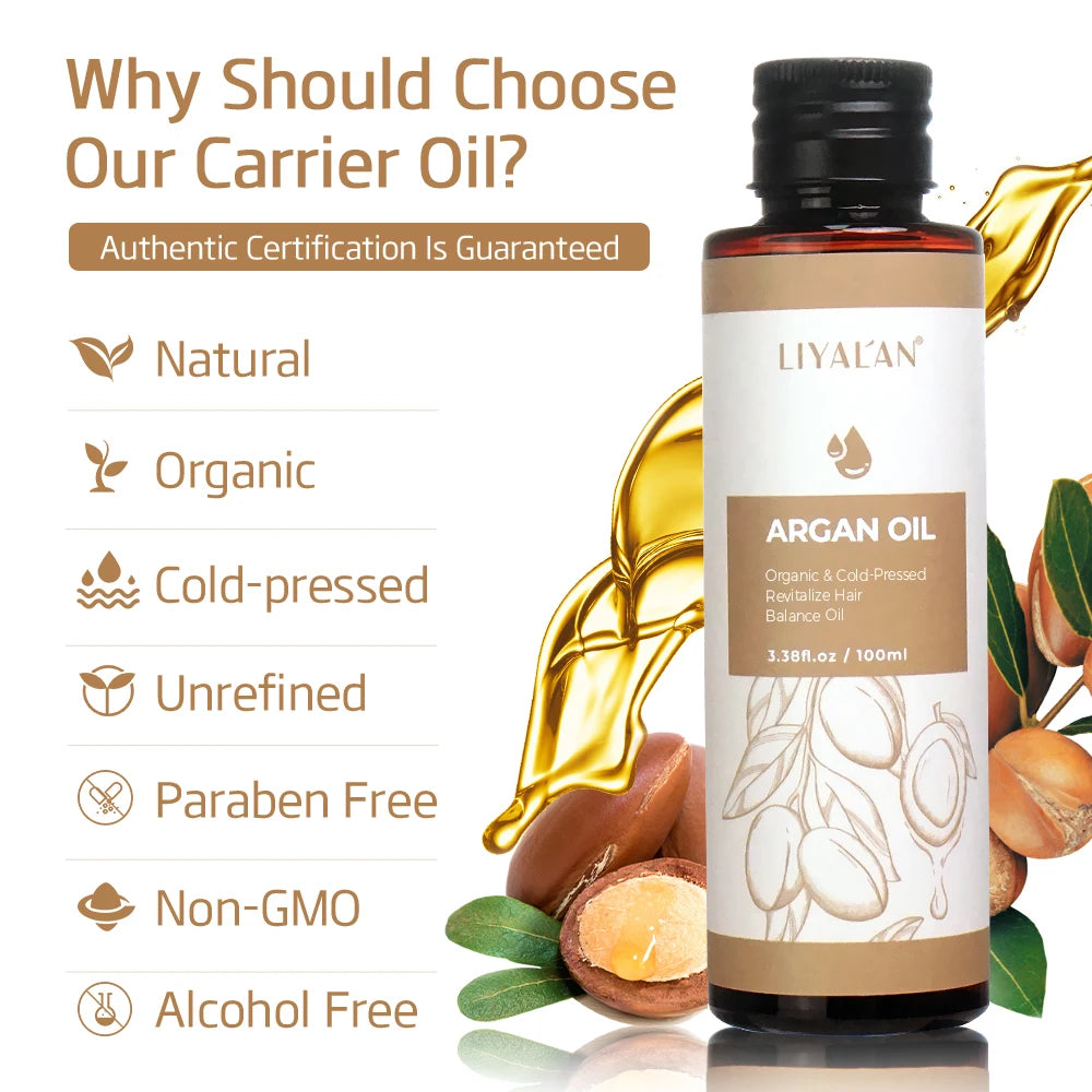 100ml Argan Oil For Hair Nourish Repair Damaged Balance Oil Organic Essence Enhance Improve Drying Skin Body Care |...