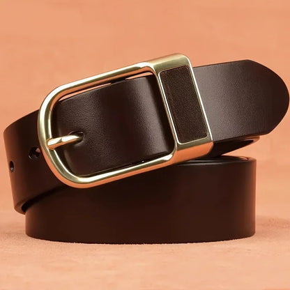 Men's Trendy Casual Belt For Men Coboy Style Belts Pin Buckle Belt Jeans Retro Belt Business Casual Belt | Kimlud Mid...