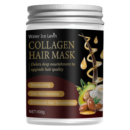 Collagen Hair Mask with Argan & Coconut Oil - Deep Nourishment for Enhanced Smoothness & Moisture. For Men & Women |...