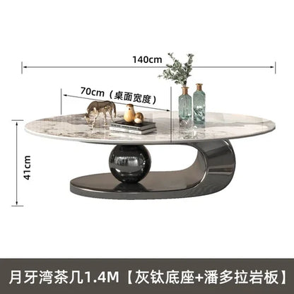 Nordic Living Room Coffee Tables Modern Design Decor Oval Coffee Tables Minimalist Mesa De Centro De Sala Home Furniture...