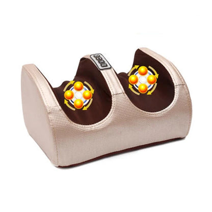 Electric Foot Massager Shiatsu Kneading Deep Tissue Relax Heated Roller Calf Pain Relief Fatigue Muscles Vibrator Machine Health - Kimlud