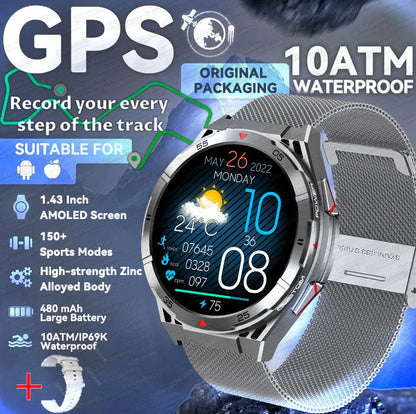 2025 New for HUAWEI Original Premium GPS SmartWatch Ultra HD AMOLED Display Built-in GPS BT Call 10ATM Waterproof Smart Bracelet