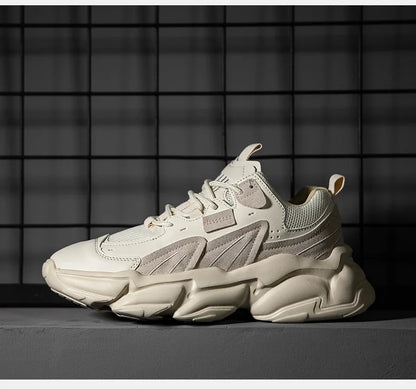Luxury Men's Sneakers Designer Style High QualityLeather Casual Shoes Fashion Breathable Comfortable Tennis Sports Shoes for Men - Kimlud