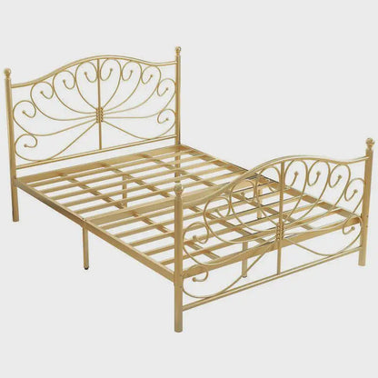 Princess Metal Bed Modern High Quality Frame Sleeping Designer Bedroom Bed Aesthetics Unusual Letto Matrimoniale Furniture