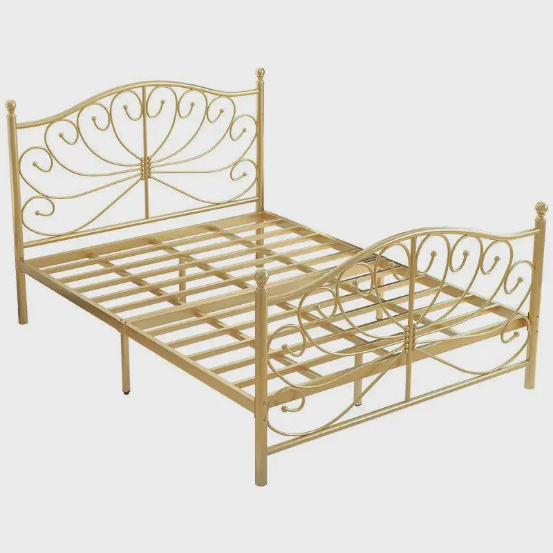 Princess Metal Bed Modern High Quality Frame Sleeping Designer Bedroom Bed Aesthetics Unusual Letto Matrimoniale Furniture