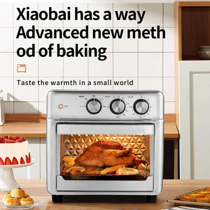 13L Air Fryers 26L Large Capacity Electric Fryer Oven Oilless Cooker Visible Window Household Kitchen Deep Fryer without Oil