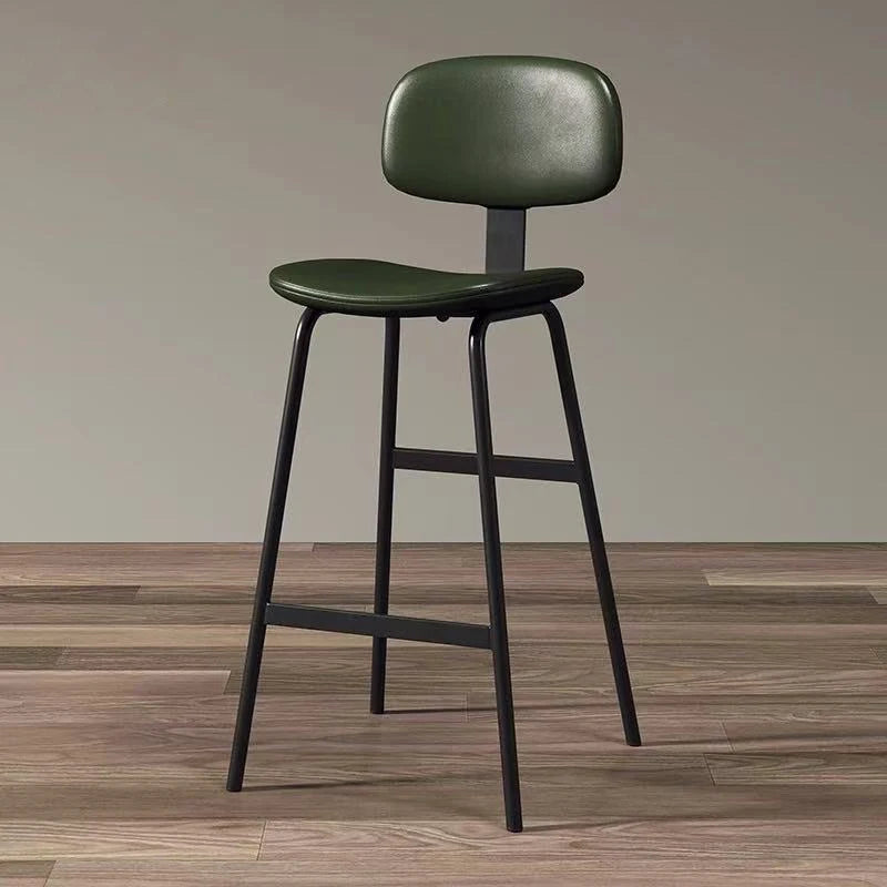 Industrial Style High Stool Soft Bag Relax Wrought Iron Simple Modern Bar Stools Italian Design Taburetes De Bar Bar...