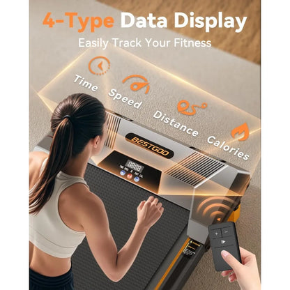 Walking Pad Treadmill Incline Under Desk Treadmill 330lbs Capacity 2.5HP Portable Treadmills for Home Compact Treadmills...