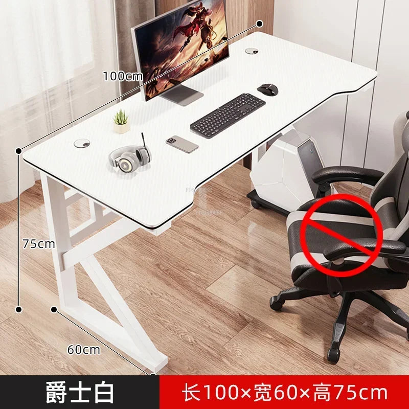Modern Simple Computer Desks Home Office Furniture Table Desktop Bedroom Internet Cafe Gaming Table Multi-functional Office Desk - Kimlud