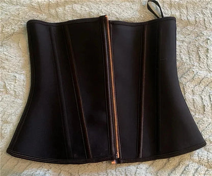 Latex Waist Trainer Women Binders And Sexy Corset Modeling Strap Body Shaper Colombian Girdles Steel Bone Slimming Belt