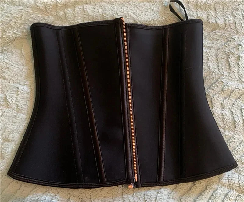 Latex Waist Trainer Women Binders And Sexy Corset Modeling Strap Body Shaper Colombian Girdles Steel Bone Slimming Belt