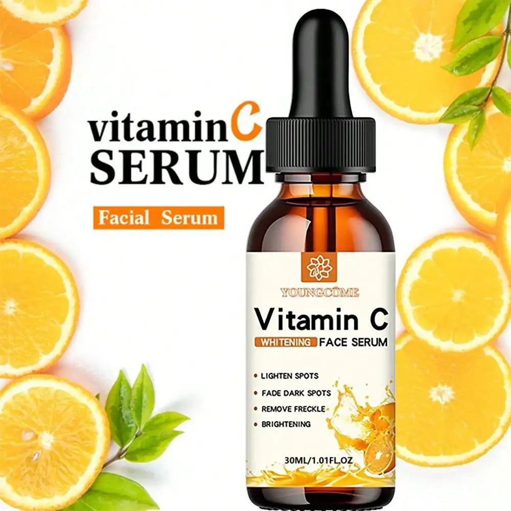 Vitamin C Facial Essence Contains Hyaluronic Acid Dark Spot Remover Moisturizing Repair Anti-aging Essence Facial Skin...