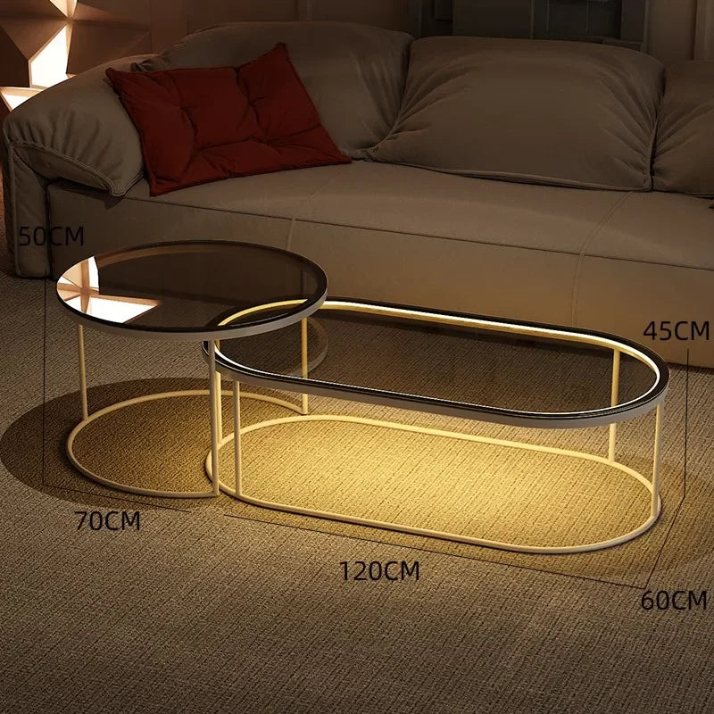 Luxury Clear Coffee Table Nordic Minimalist Bedroom Entryway Coffee Table Centre Living Room Meubles De Salon Room...