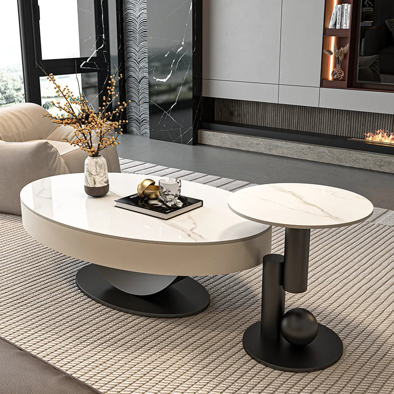 Space Saving Standing Coffee Table Nordic Decoration Living Room Designer Side Table Center Meubles Lounge Suite Furniture - Kimlud