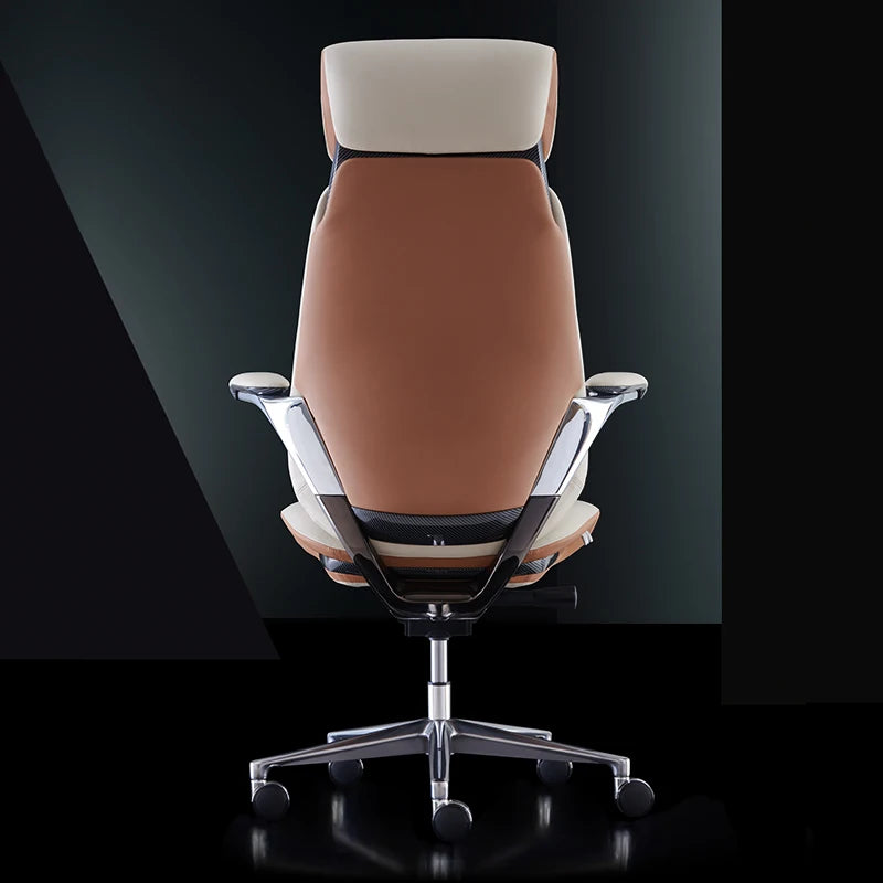 Luxury Leather Office Chairs Design Back Support Disain Ergonomic Office Chairs Floor Swivel Cadeiras De Escritorios...