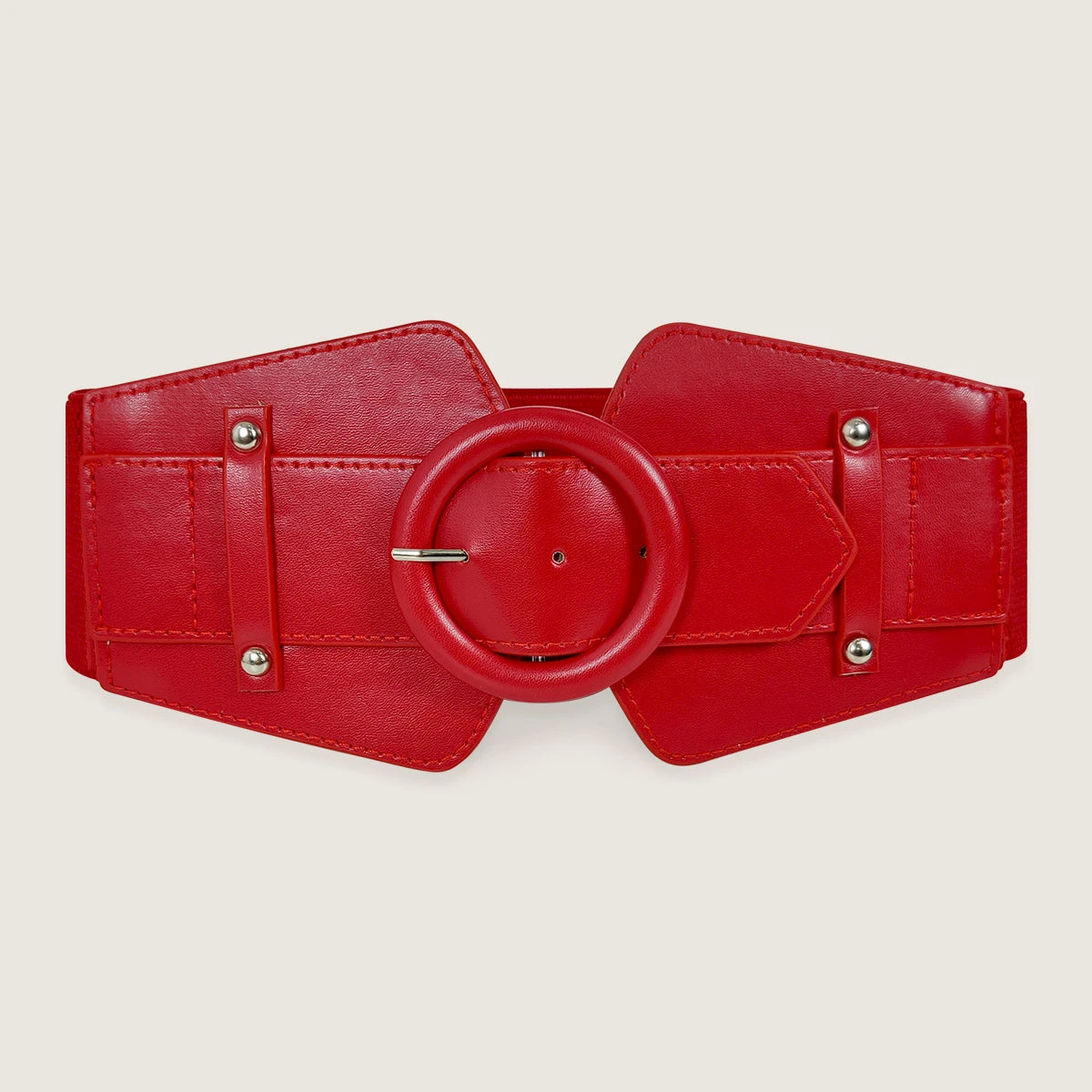 Red Wide Stretch Cummerbunds Female Waist Elastic White Corset Belts For Women Big Plus Size Dress Belt Easy Waistband...