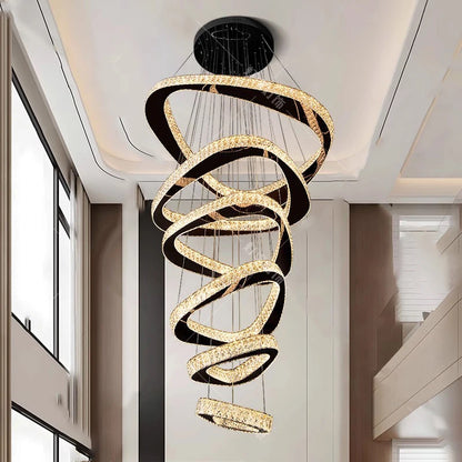 Modern decor led lights rings pendant light lamps for living room led Chandeliers for dining room hanging light indoor lighting - Kimlud