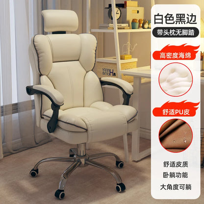 Rolling Wheels Office Chair Cheap Lightweight Footrest Reading Backrest Luxury Office Chair Ergonomic Taburete Salon...