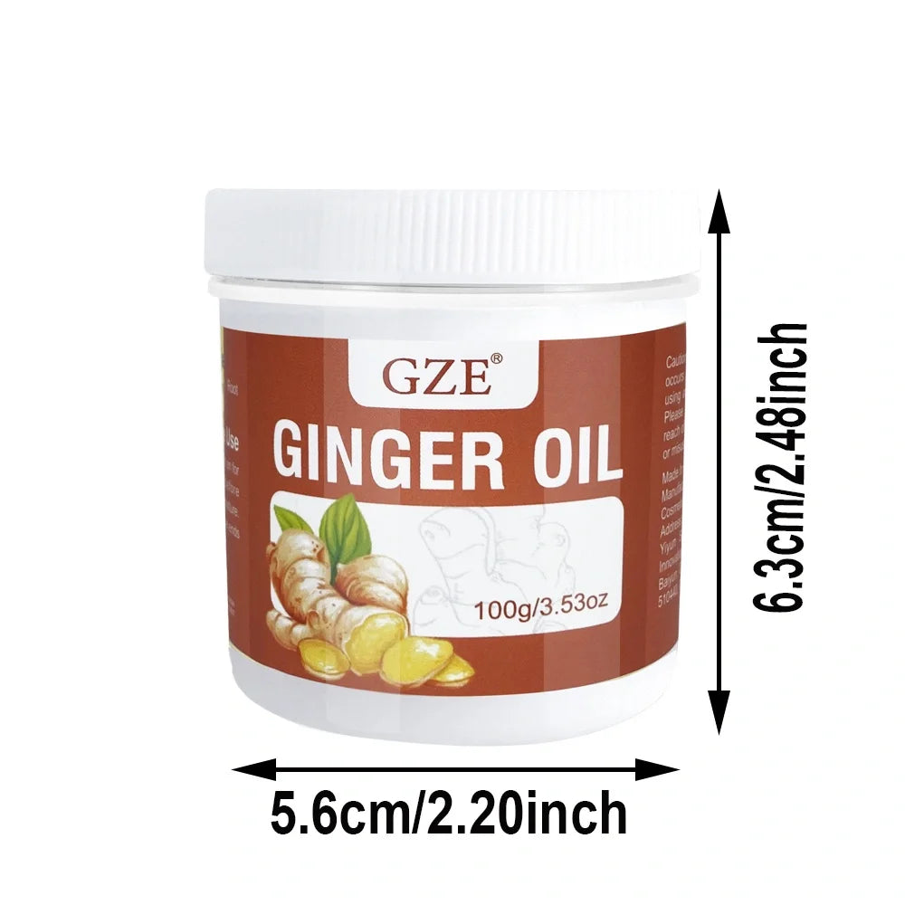 GZE Ginger Hair Oil, for longer, Fuller & Healthier Hair, Moisturizing - Kimlud