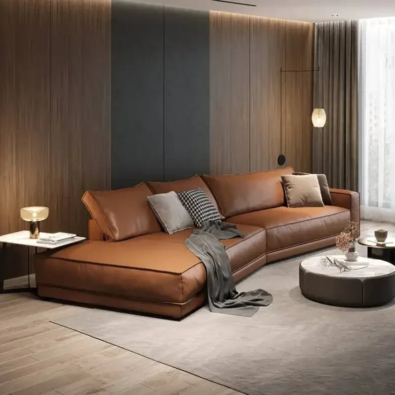 Large Filler Beige Sofas Wood Design Reclining Designer Luxury Couch Lounges Modular Nordic Sofa Perezoso Unique...