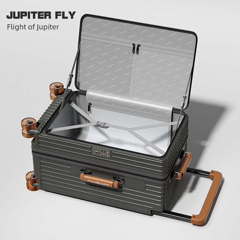 Side Cover Scalable 28-Inch Width Draw-Bar Luggage