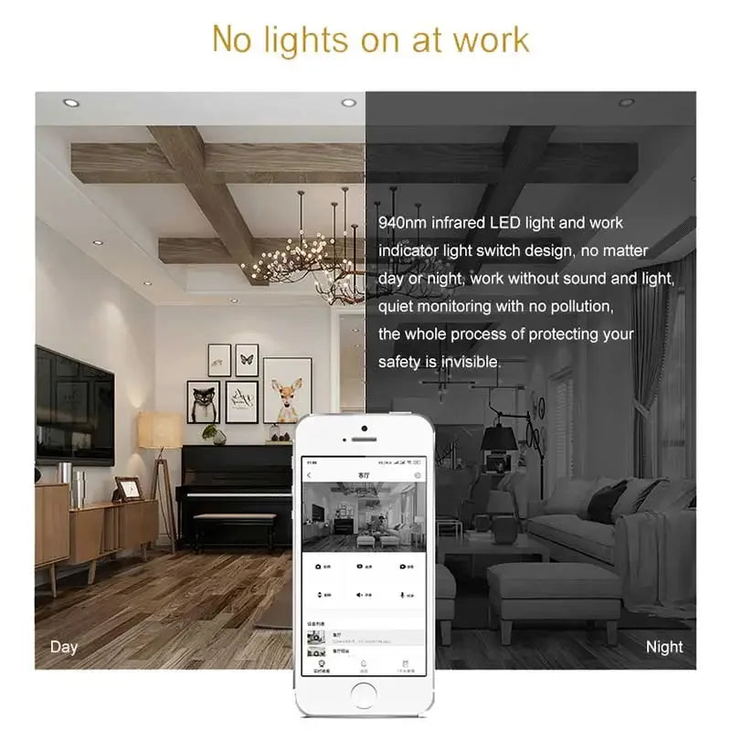 1080P WiFi  Mini Wireless Camera Indoor Tiny Camera Without Light Motion Detection Ultra Small Home Surveillance Battery Camera