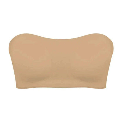 Popular Women's Strapless Bra Cross Side Buckle Underwear