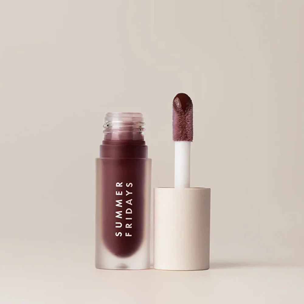 Summer Fridays Lip Balm Moisturizing Mirror Lip Gloss Lip Vanilla Pink Sugar Pink Guava Cake Smell Lipstick Shimmer Oil Makeup