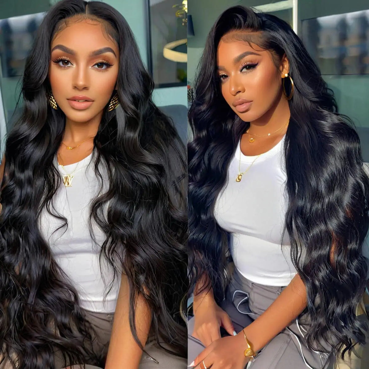 30 40 Inch Body Wave 13x6 HD Lace Frontal Wig Human Hair 13x4 Lace Front Wigs 4x4 5x5 360 Brazilian Pre Plucked Lace For Women
