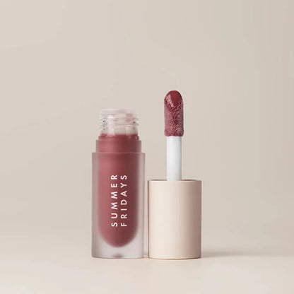 Summer Fridays Lip Balm Moisturizing Mirror Lip Gloss Lip Vanilla Pink Sugar Pink Guava Cake Smell Lipstick Shimmer Oil Makeup