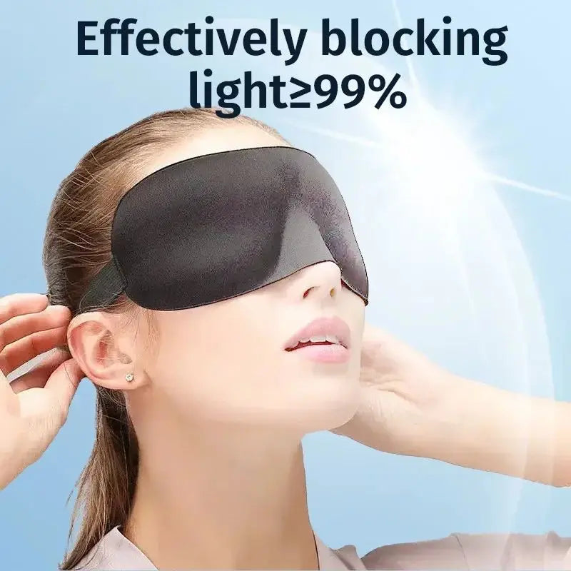 Eye Mask for Sleeping 3D Contoured Cup Blindfold Concave Molded Night Sleep Face Masks Block Out Light with Women Men Eyepatch