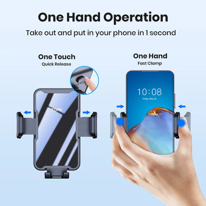 TOPK Car Phone Holder Mount[Upgraded Support Function] Metal Hook Cell Phone Holder for Car Air Vent Compatible with All...