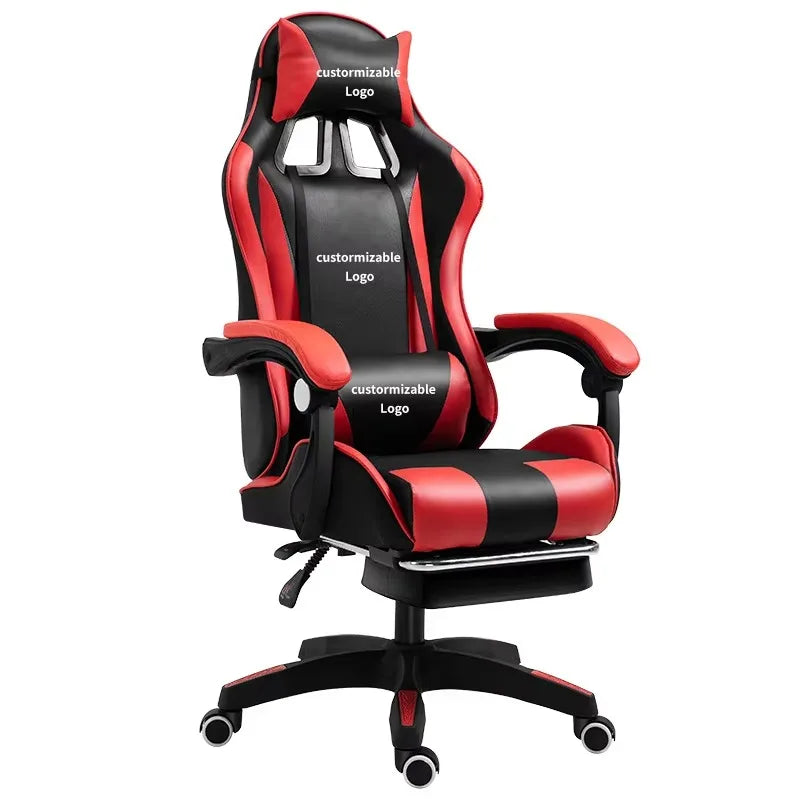 Computer Racing Swivel Leather Office Chair Gaming Modern Leather Reclining Chair Ergonomic PC Computer Gaming Chair |...
