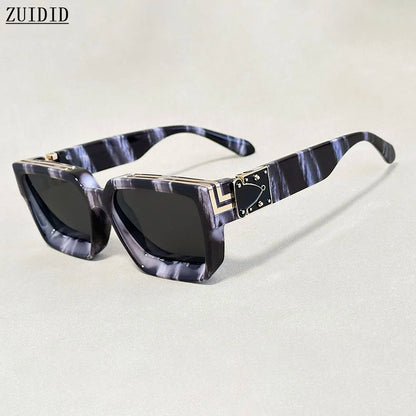 Senior Square Sunglass Men Vintage Millionaire Sunglasses Women Silver Retro Fashion Glasses Dropshipping Gafas De Sol Hombre