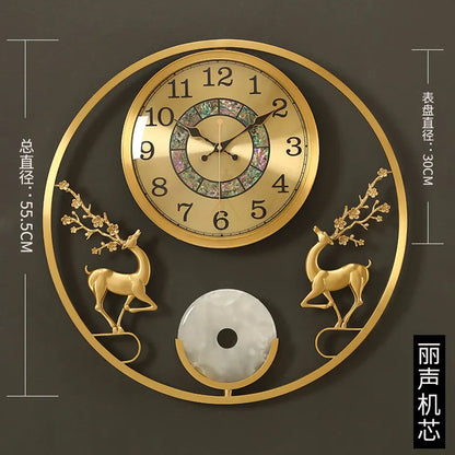 Big Size Living Room Wall Watch Design Aesthetic Luxury Digital Silent Clock Wall Creative Fashion Reloj De Pared Home Decor