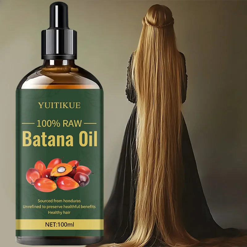 Batana Hair Care Oil, plant-based formula, repairs damaged hair, smooths hair, nourishing hair oil | Kimlud Mid Range Batana