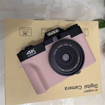 4K Digital Camera for Photography 48MP WiFi Auto Focus Livestream Video Camera 16X Digital Zoom YouTube Vlog Camera Flip...
