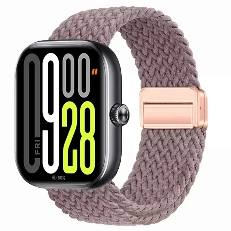 Magnetic Braided Nylon Loop Band for Xiaomi Redmi Watch 6 5 4 Strap Adjustable Sport Replacement Correa Bracelet Mi Band...