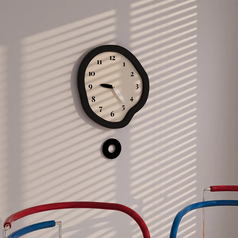Design Aesthetic Clock Wall Clock Interior Living Room Art Simple Interior Modern Wall Watch Creative Reloj De Pared...