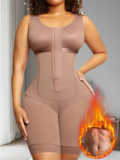 Women's Postpartum Shapewear Full Body Tummy Control Girdle  Postoperative Compression Faja for Belly Fat Waist Sculpting