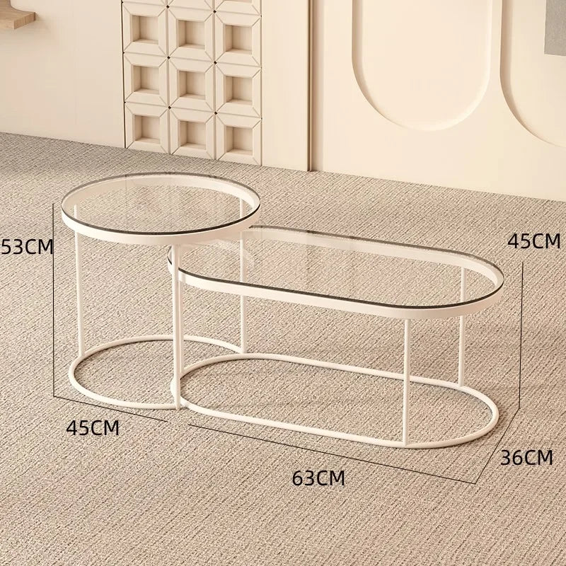 Luxury Clear Coffee Table Nordic Minimalist Bedroom Entryway Coffee Table Centre Living Room Meubles De Salon Room...