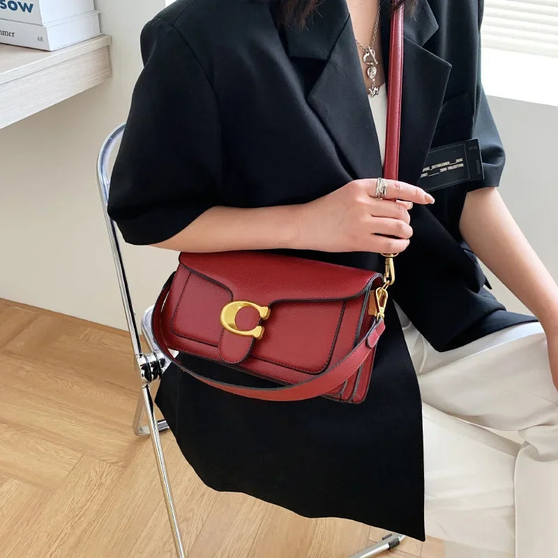 2025 Hot Sale! High-Quality PU Caviar-Grain Square Bag - Minimalist Crossbody Handbag, Fashion-Forward Design | Kimlud...