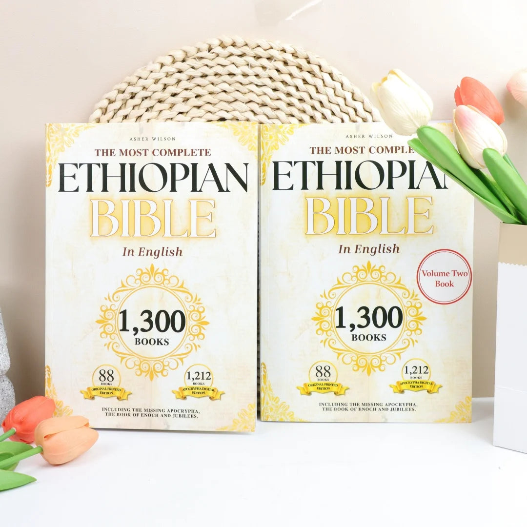 (Two-Pack) THE COMPLETE ETHIOPIAN BIBLE in English 88 Scriptures: including Missing Apocrypha, Book of Enoch, Jubilees.