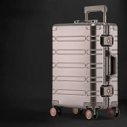 Travel Bags Rolling Luggage Luggage 20‘’Carry-On Cabin Suitcase  Aluminum-magnesium Alloy Travel Suitcase