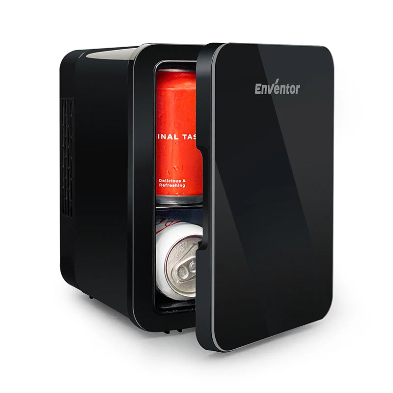 Enventor 4L Mini Refridgerator Portable Car Skincare Fridge Multi-functional Thermoelectric Cooler and Warmer For Summer Camping - Kimlud