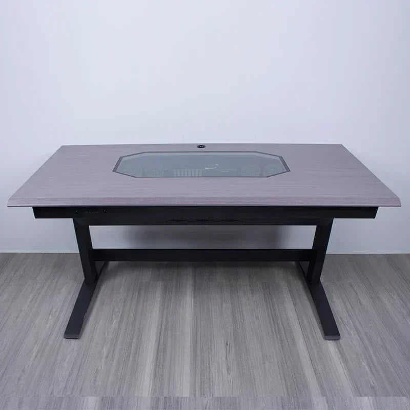 xzzY1 Computer case integrated table transparent desktop assembly machine drawer type large chassis electric lifting e-sports ta